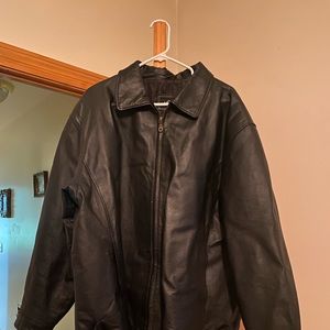 Mens leather coat